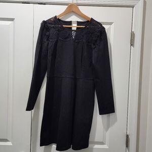 Kate Spade Black Ponte Dress